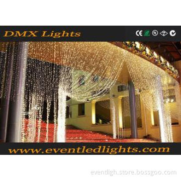 CE ROHS Wedding Fairy Light Curtain , 3m * 3m Connectable C